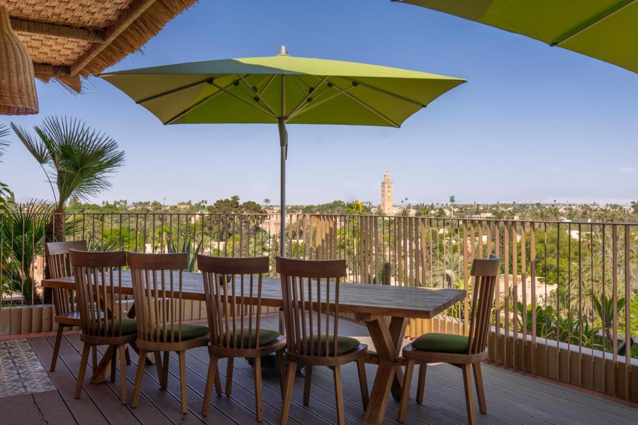 Hotel Jadali & Spa Марракеш Екстер'єр фото A patio umbrella
